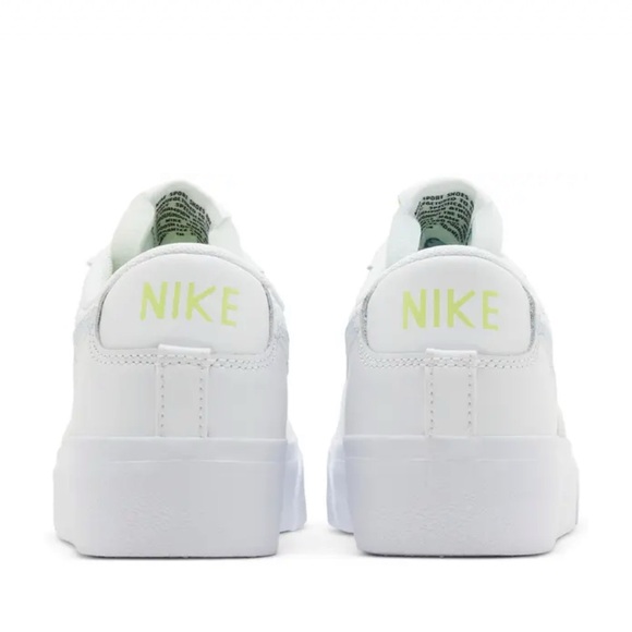 Nike Light Blue & White Blazer Low Platforms - Size W 9 EU 40.5 - Picture 5 of 13